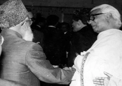মহিউদ্দিন আহমদের সাথে গোলাম আযম 