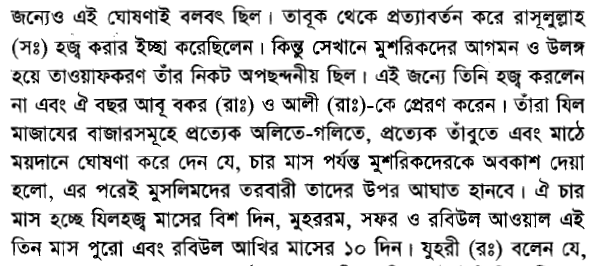 একটি তরবারির আয়াতের (The sword verse) পর্যালোচনা, প্রেক্ষাপট ও অন্যান্য 20 তরবারির 19