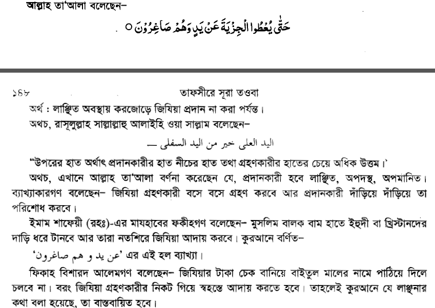 একটি তরবারির আয়াতের (The sword verse) পর্যালোচনা, প্রেক্ষাপট ও অন্যান্য 30 তরবারির 29