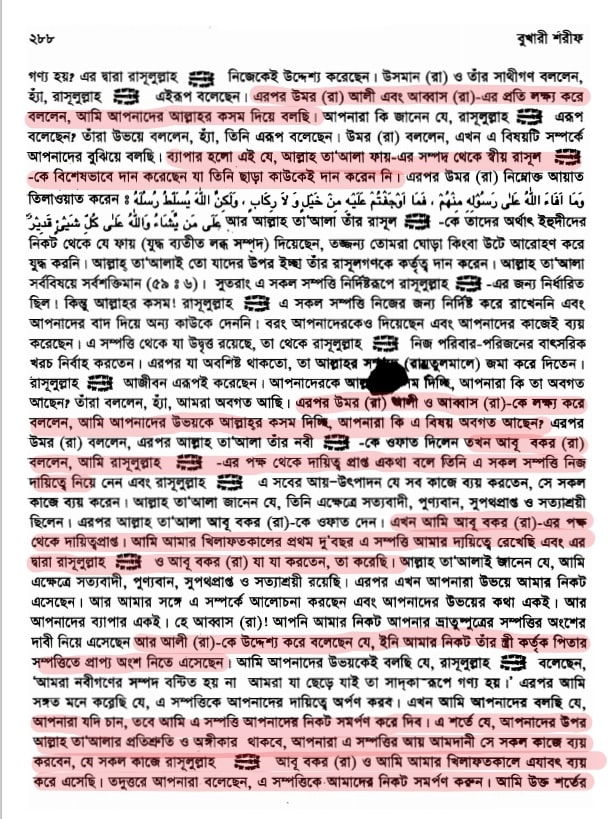 আলী-ফাতিমা বনাম আবুবকর-উমর 3 ফাতিমা 2