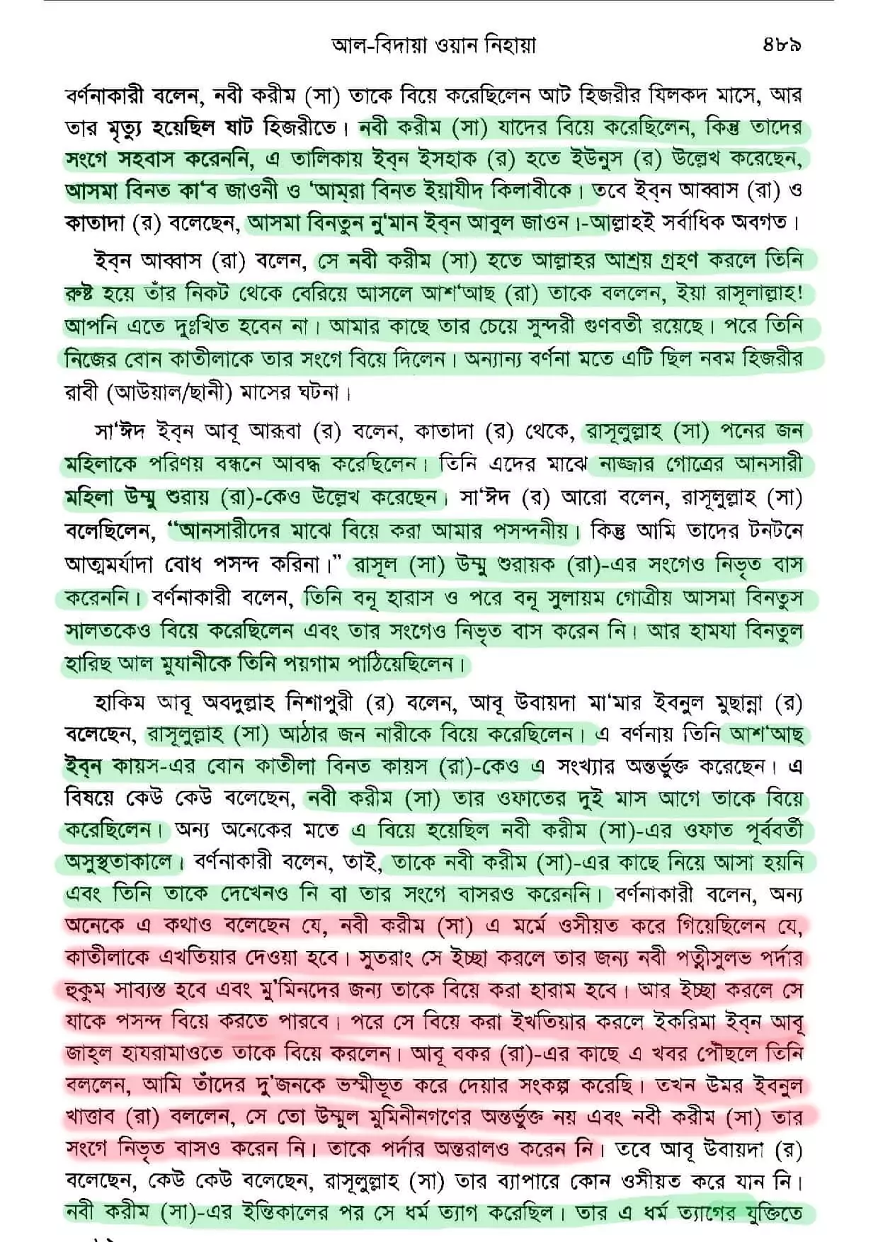 নবীর স্ত্রীদের তালাকের হুমকির নেপথ্যে 38 স্ত্রী 37