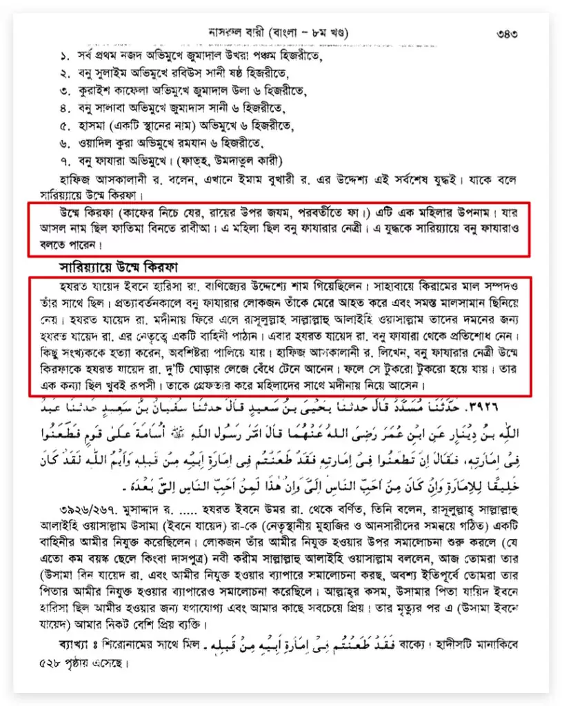 যায়েদের উম্মে কিরফা হত্যাকাণ্ড উম্মে