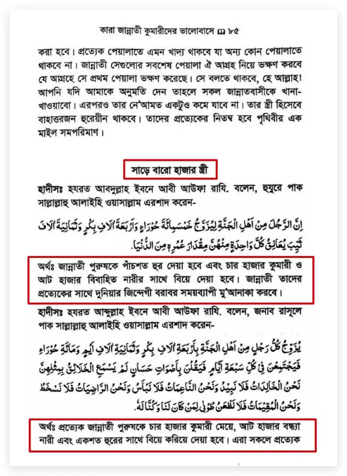 জান্নাতের হুরীদের বিস্তারিত বিবরণ 32 জান্নাতে 31
