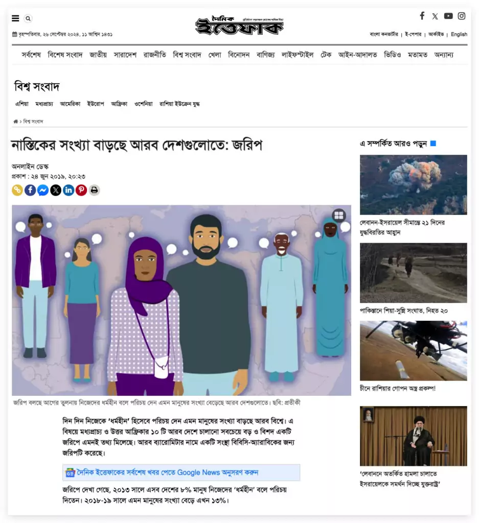 পৃথিবীতে নাস্তিকের সংখ্যা কত? নাস্তিকের