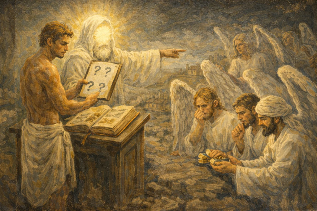 আল্লাহ কি ন্যায়বিচারকঃ ফেরেশতাদের না শিখিয়েই পরীক্ষা