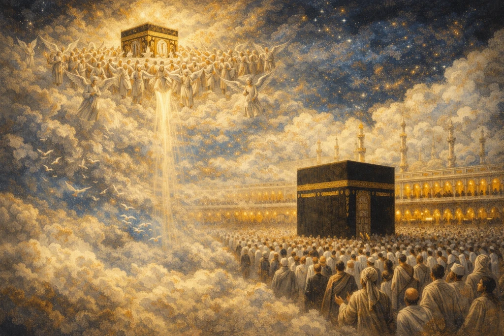 বায়তুল মামুরঃ কাবার ঠিক ওপরে আসমানি মসজিদ