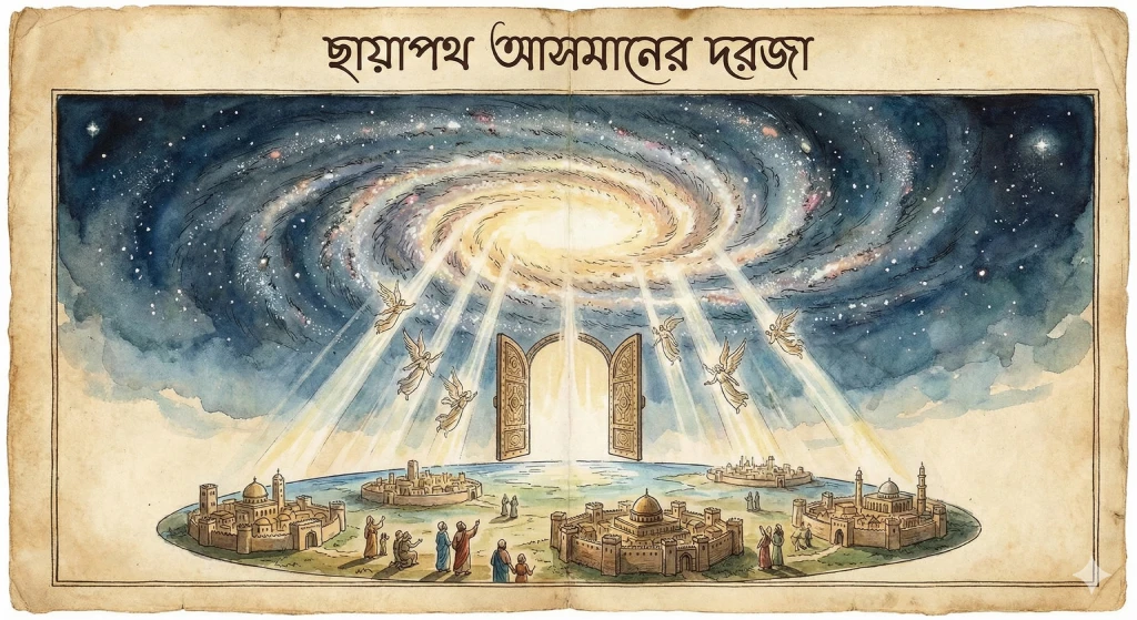 ইসলামি বিশ্বাস অনুসারে ছায়াপথ হচ্ছে আসমানের দরজা