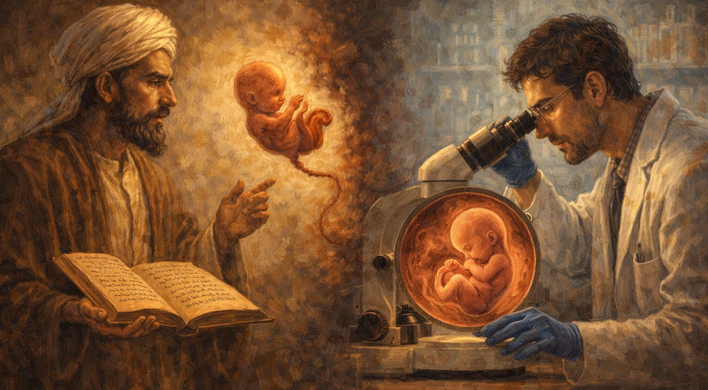 কোরআনের ভ্রূণতত্ত্ব বনাম আধুনিক এমব্রায়োলজি