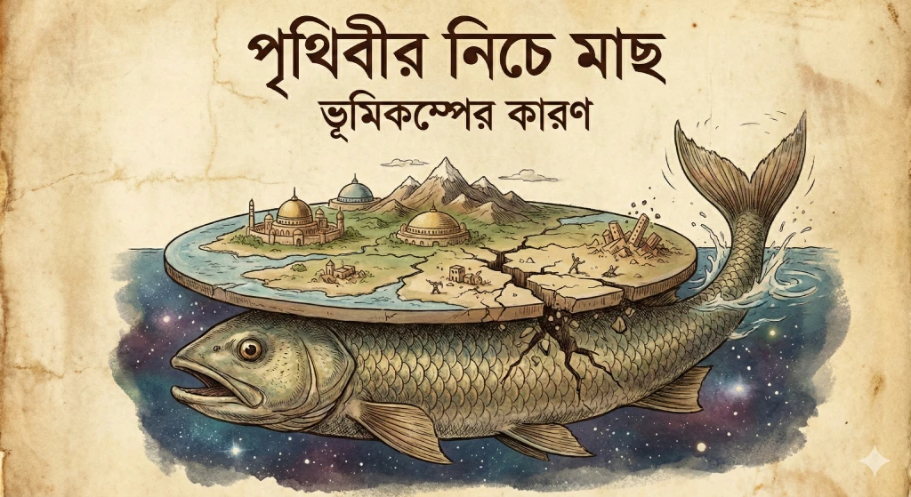 ইসলামি বিশ্বাস অনুসারে মাছের ওপর পৃথিবী অবস্থিত
