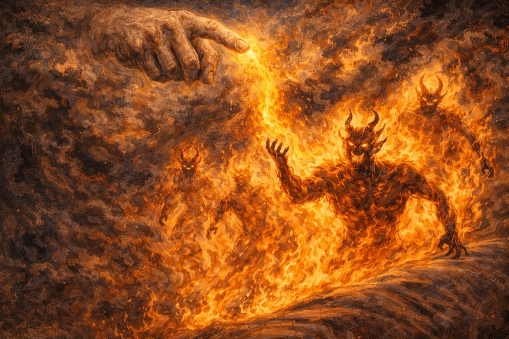 ইসলামে আগুন দিয়ে জ্বীন নামক প্রাণী সৃষ্টি! ইসলামে আগুন দিয়ে জ্বীন নামক প্রাণী সৃষ্টি!