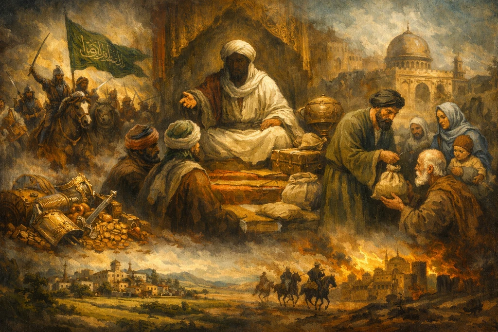 নবী মুহাম্মদের পেশাঃ হিজরত উত্তর পেশা ছিল ডাকাতি