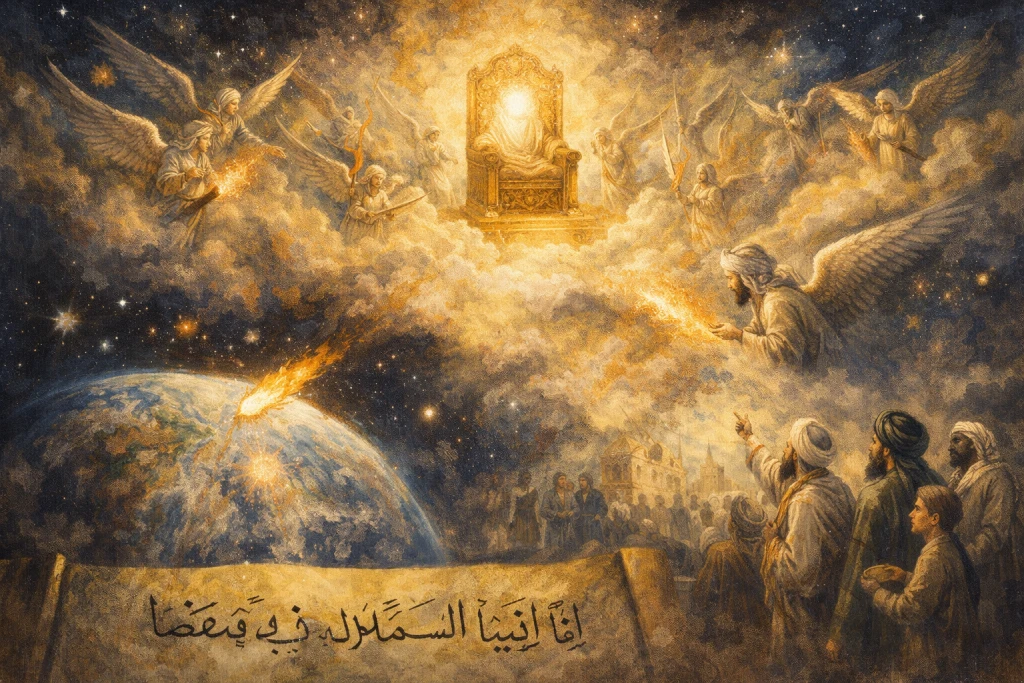 আল্লাহর নিকটবর্তী আসমানে অবতরণ