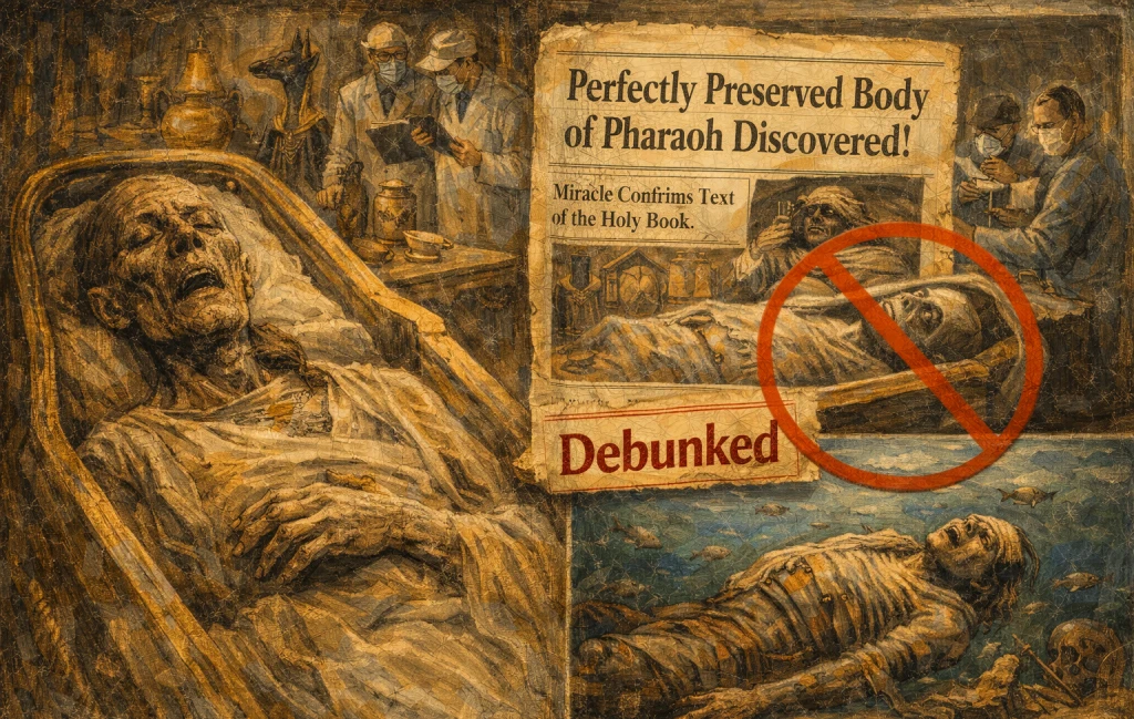 ফেরাউনের অক্ষত লাশ পাওয়া গেছে?