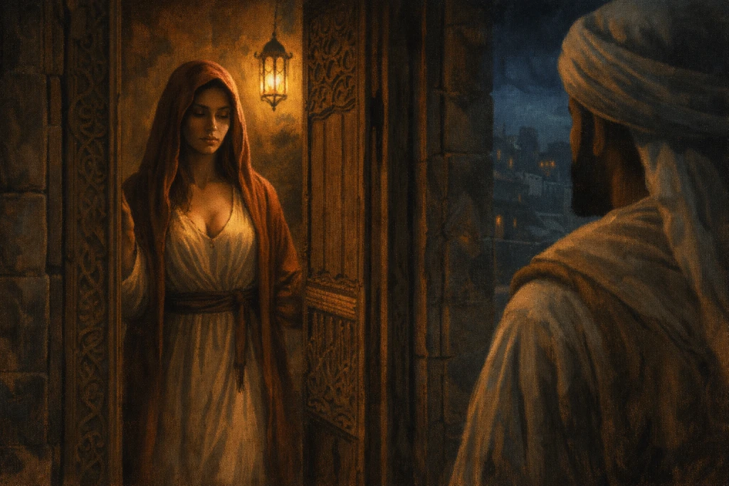 পালিতপুত্রের স্ত্রীর প্রতি নবীর কামভাব