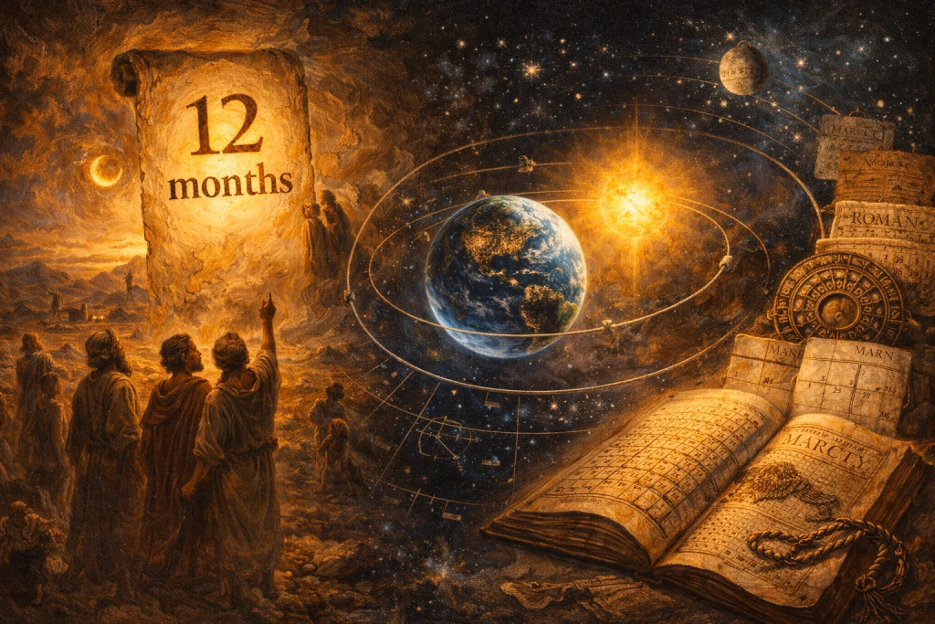 সৃষ্টির শুরু থেকেই বারোমাসে বছরঃ পৃথিবী-কেন্দ্রিক ক্যালেন্ডারের মিথ