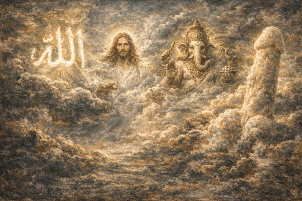 মেঘে আল্লাহু, আলুতে ওম, গাছে নুনুঃ অ্যাপোফেনিয়া, প্যারেডোলিয়া এবং ধর্মের অলৌকিক মায়া