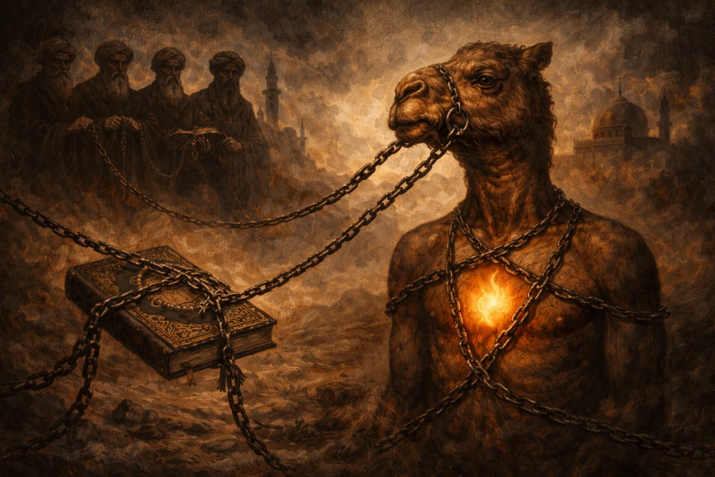 মুমিন হচ্ছে নাকে দড়ি বাধা উট