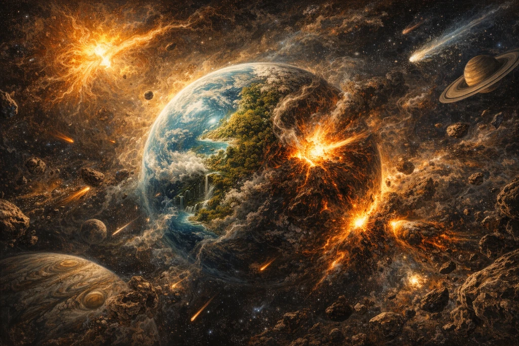 পৃথিবীর ‘নিখুঁত নকশা’র আড়ালে লুকানো মহাজাগতিক আপস