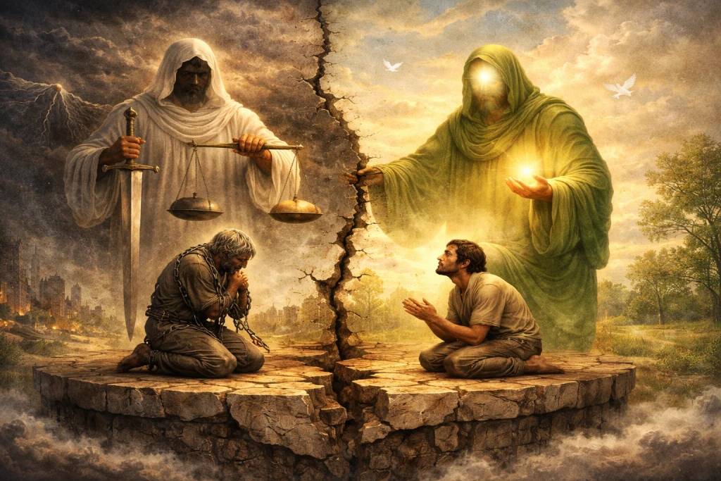 যৌক্তিক দ্বন্দ্বঃ আল্লাহ ন্যায়বিচারক এবং অসীম করুণাময়! যৌক্তিক দ্বন্দ্বঃ আল্লাহ ন্যায়বিচারক এবং অসীম করুণাময়!