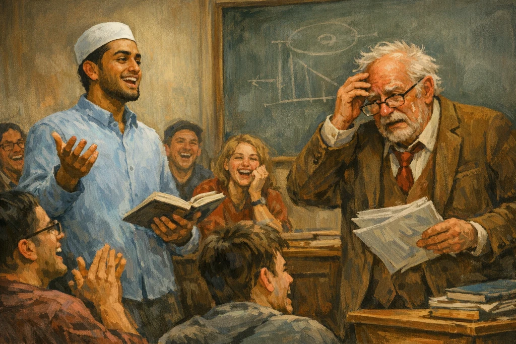 আত্মপ্রসাদের কল্পগল্পঃ নাস্তিক প্রফেসরের মিথ