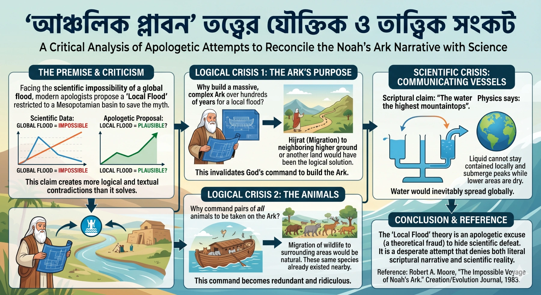 নূহের বন্যা কি আঞ্চলিক প্লাবন