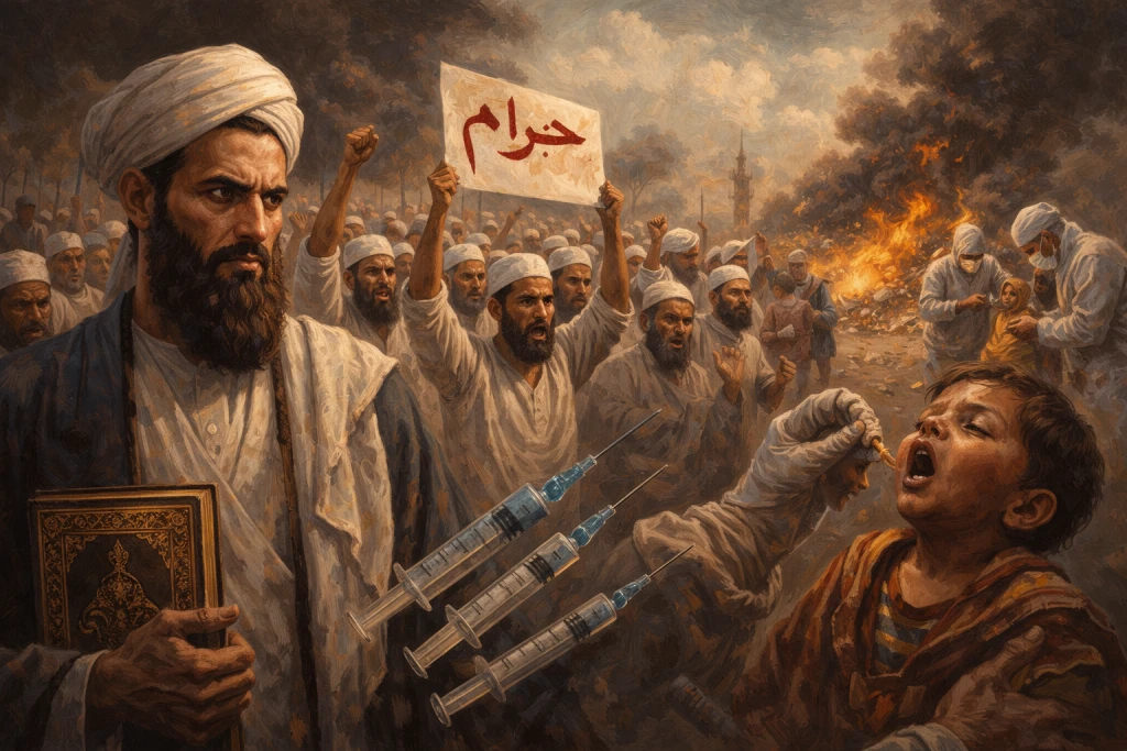 আল্লাহর ওপর ‘তাওয়াক্কুল’ বনাম জনস্বাস্থ্যঃ শিশুদের টিকা দেয়ার বিরুদ্ধে ইসলামিস্ট অপপ্রচার আল্লাহর ওপর ‘তাওয়াক্কুল’ বনাম জনস্বাস্থ্যঃ শিশুদের টিকা দেয়ার বিরুদ্ধে ইসলামিস্ট অপপ্রচার