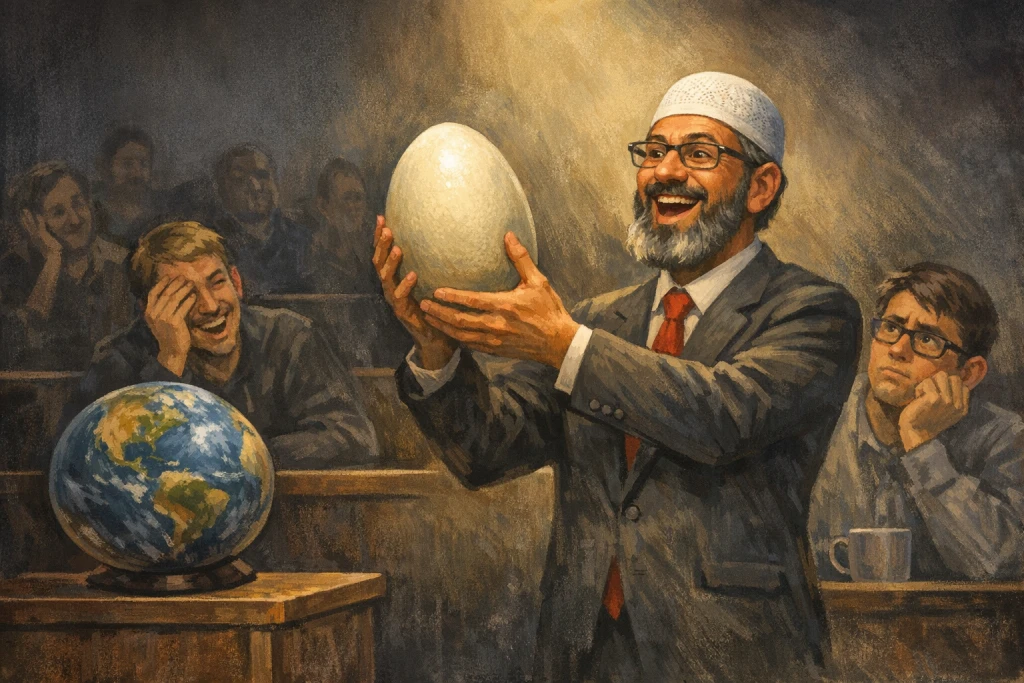 জাকির নায়েকঃ দাহাহা বা উটপাখির ডিম